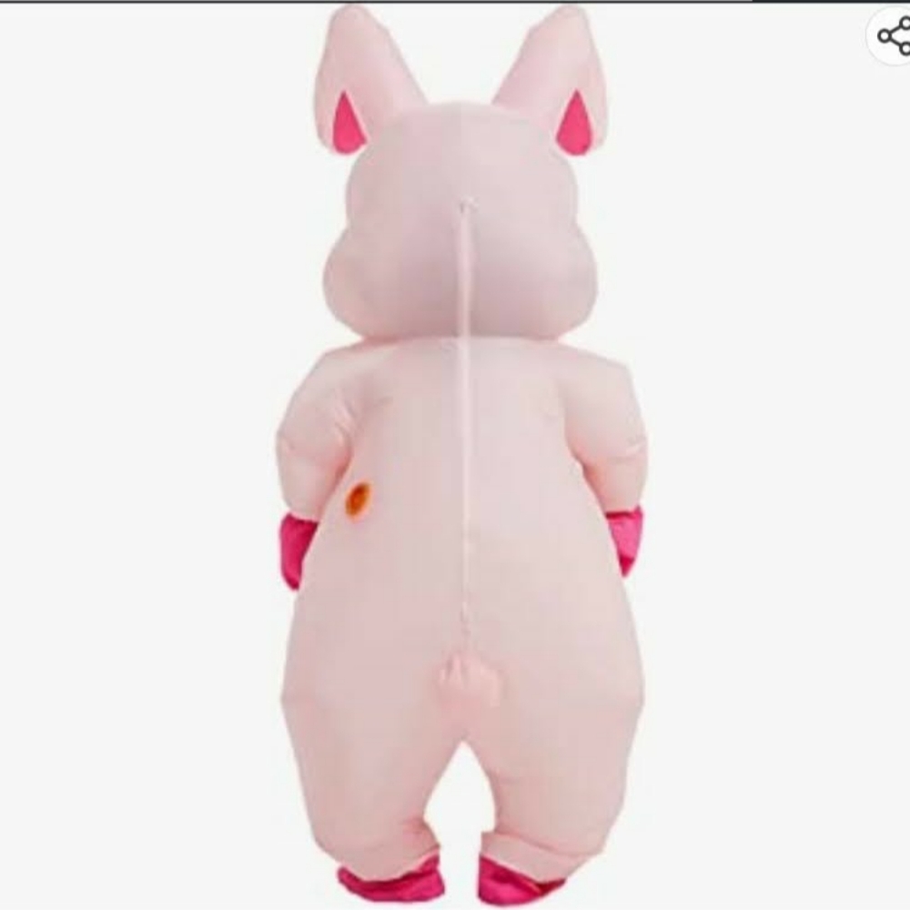 Pink Easter Bunny Inflatable Costume - Men Other - Picture 3 of 8